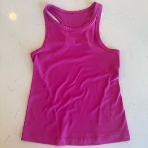 Lululemon Bright Fuchsia Athletic Tank Top size 2/4